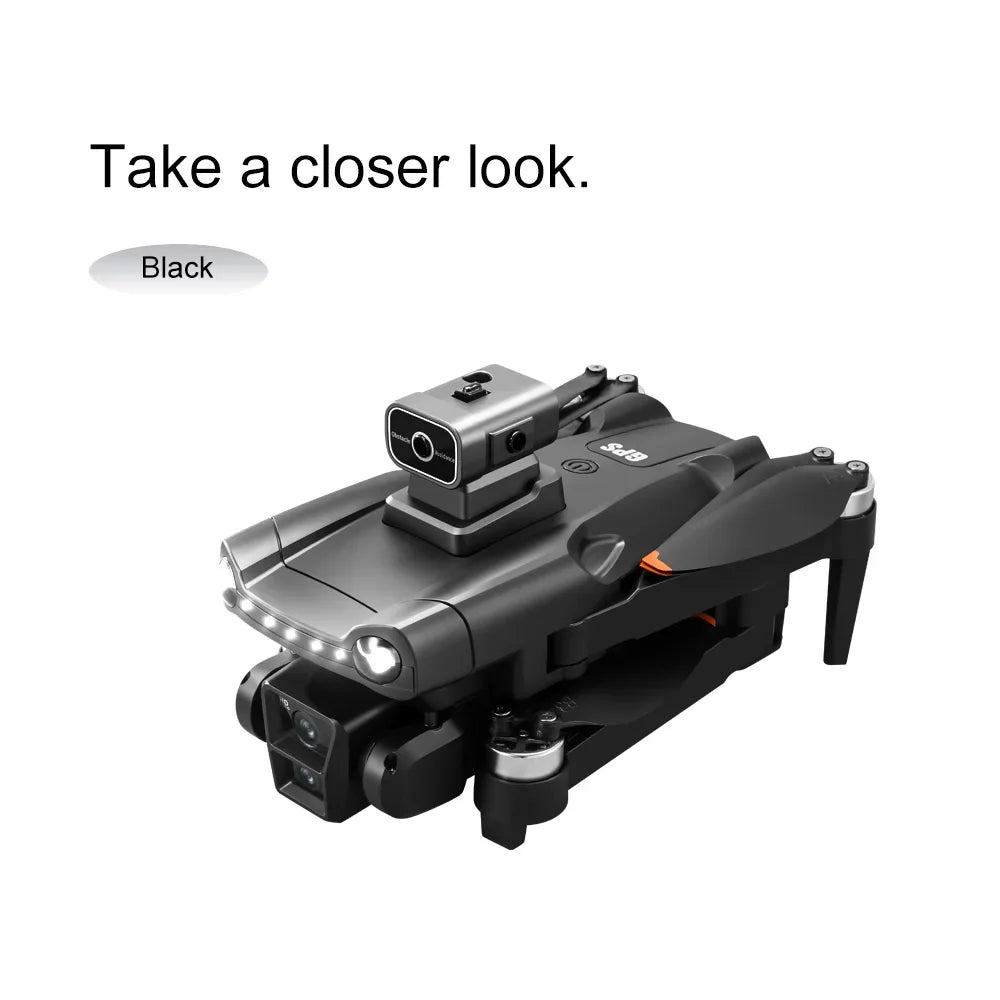 Lenovo V198MAX GPS Drone 8K Professional Camera Aerial FPV Brush Laser Obstacle with Large Screen Remote Control Folding Dron