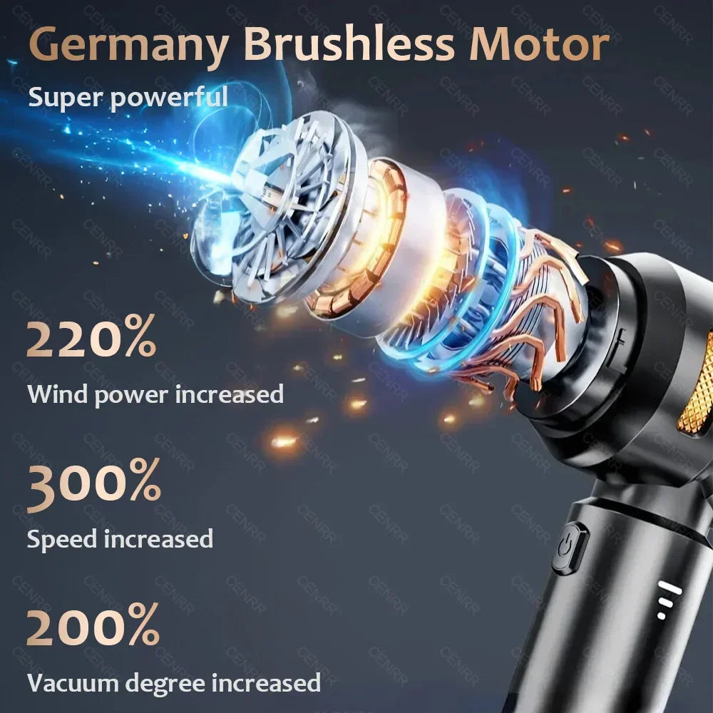 🚗 CENRR Cordless Handheld Vacuum Cleaner