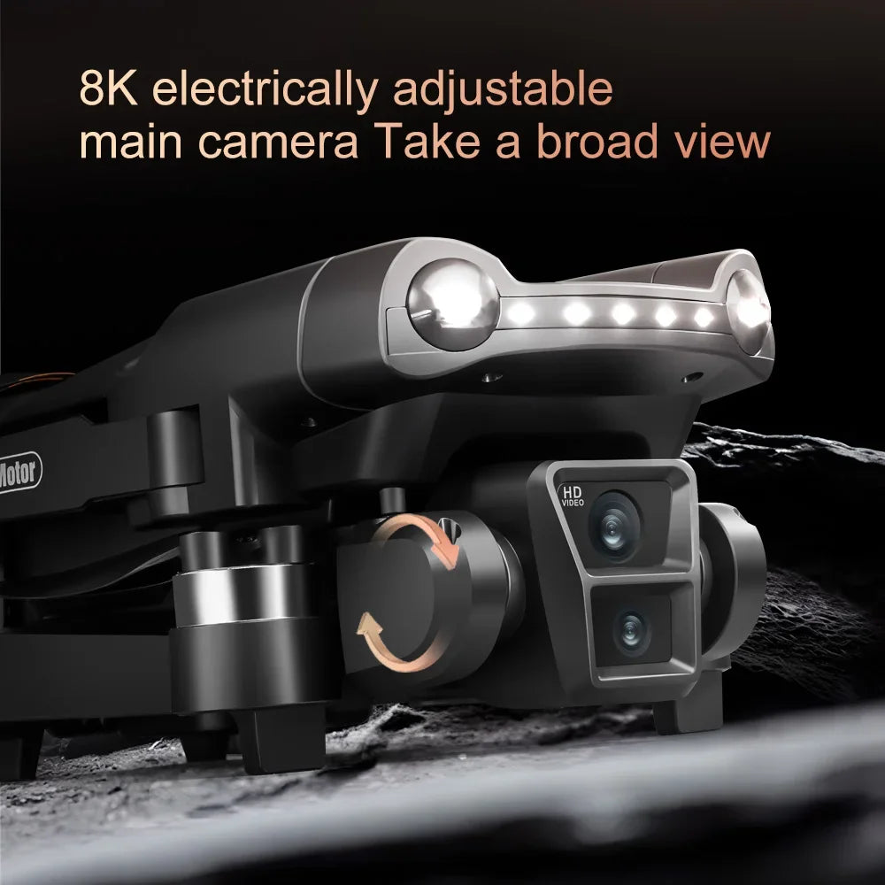 Lenovo V198MAX GPS Drone 8K Professional Camera Aerial FPV Brush Laser Obstacle with Large Screen Remote Control Folding Dron