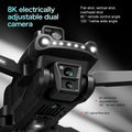 Lenovo V198MAX GPS Drone 8K Professional Camera Aerial FPV Brush Laser Obstacle with Large Screen Remote Control Folding Dron