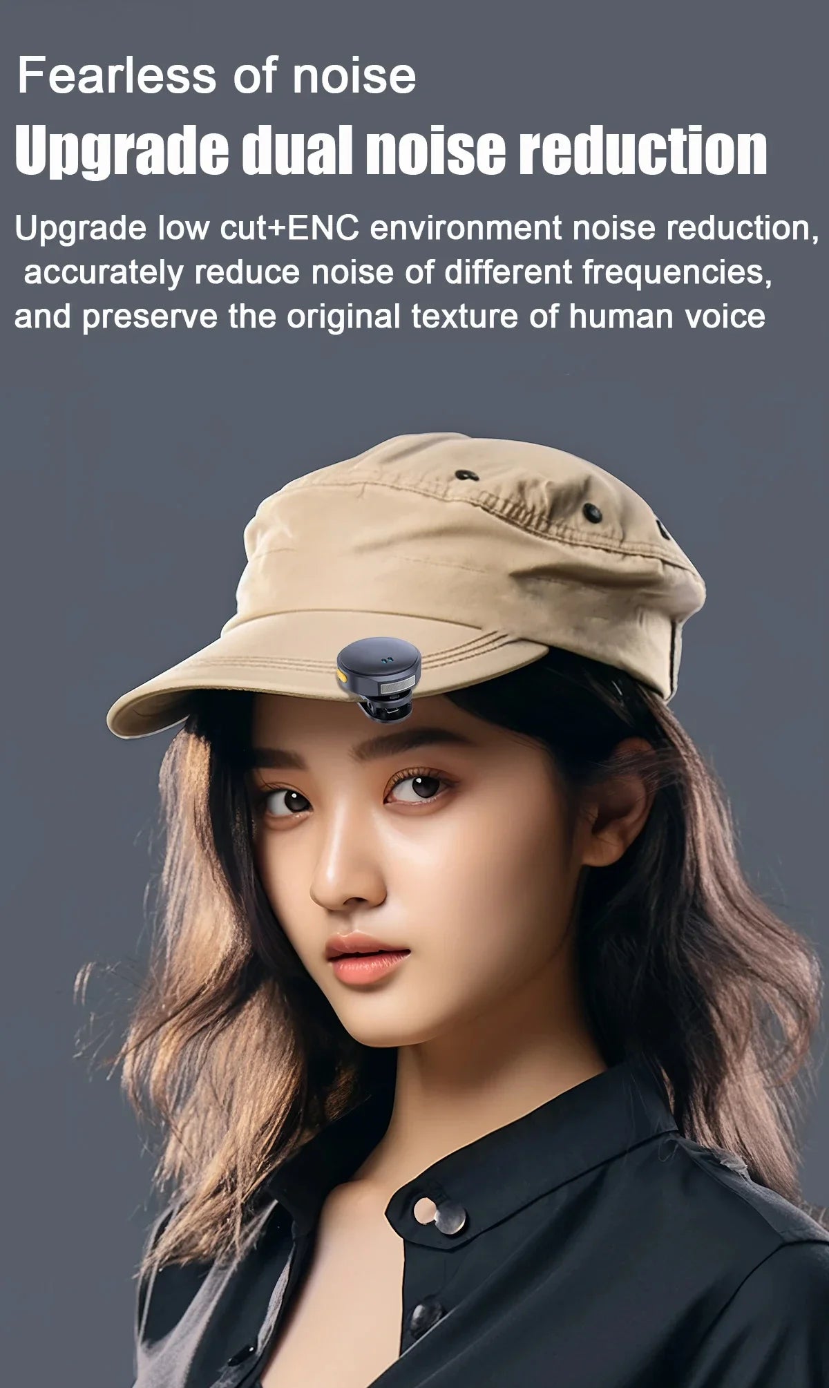 Lavalier Microphone 2.4GHz Wireless Microphone Magnetic Suction Microphone with Charging Case for Video Recording Plug and Play