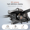 Lenovo V198MAX GPS Drone 8K Professional Camera Aerial FPV Brush Laser Obstacle with Large Screen Remote Control Folding Dron