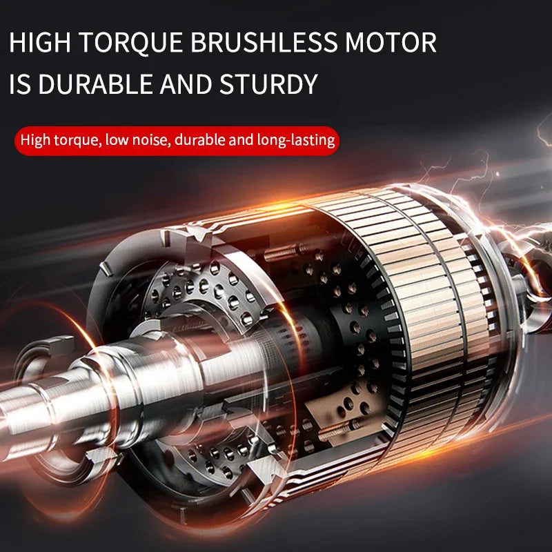 520N.M Brushless Electric Impact Wrench  Impact guns 1/2 Reverse Cordless Electric Wrench for Makita 18V Battery Power Tool